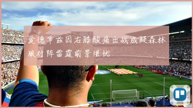 爱德华兹因右膝酸痛出战成疑森林狼对阵雷霆前景堪忧